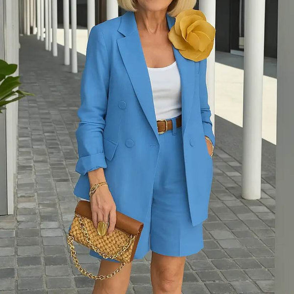 Conjunto Blazer e Bermuda Gisele - Sua Boutique