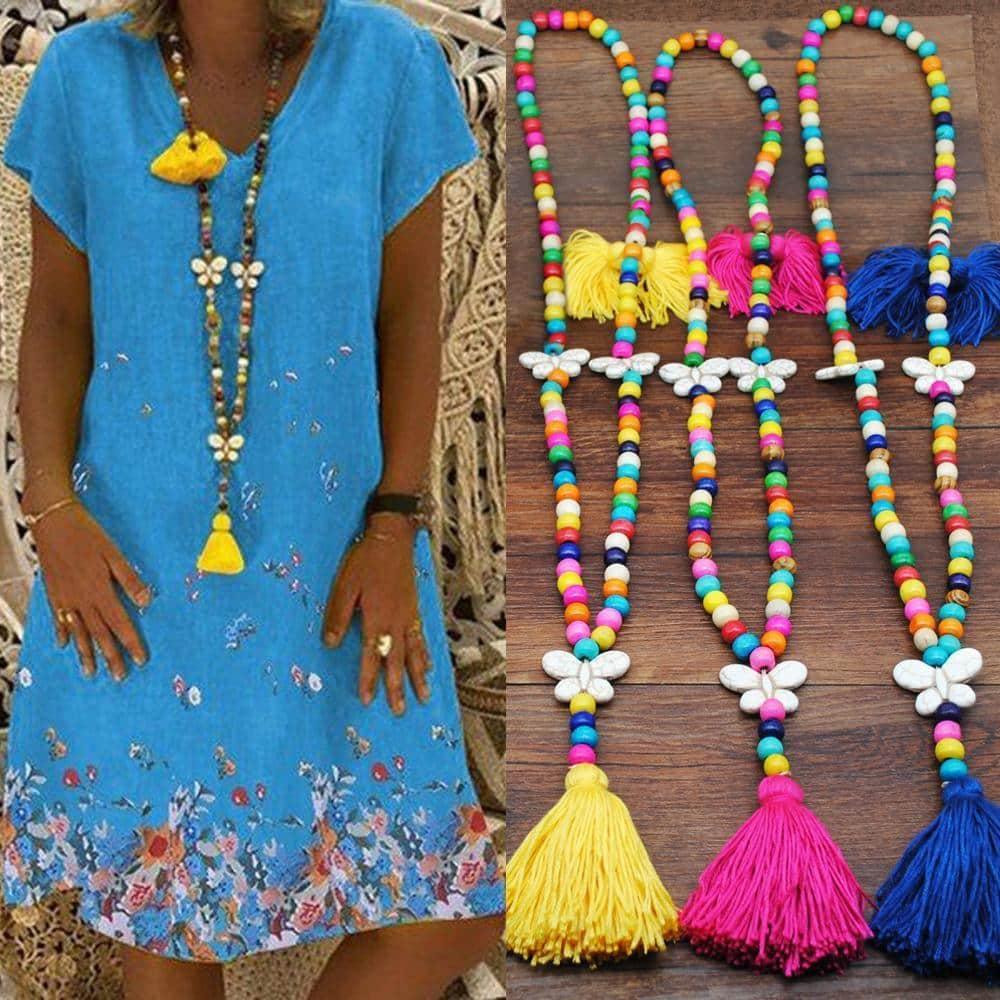Colar Butterfly Color - Sua Boutique