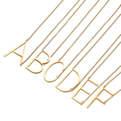 Colar Monograma Letras - Sua Boutique