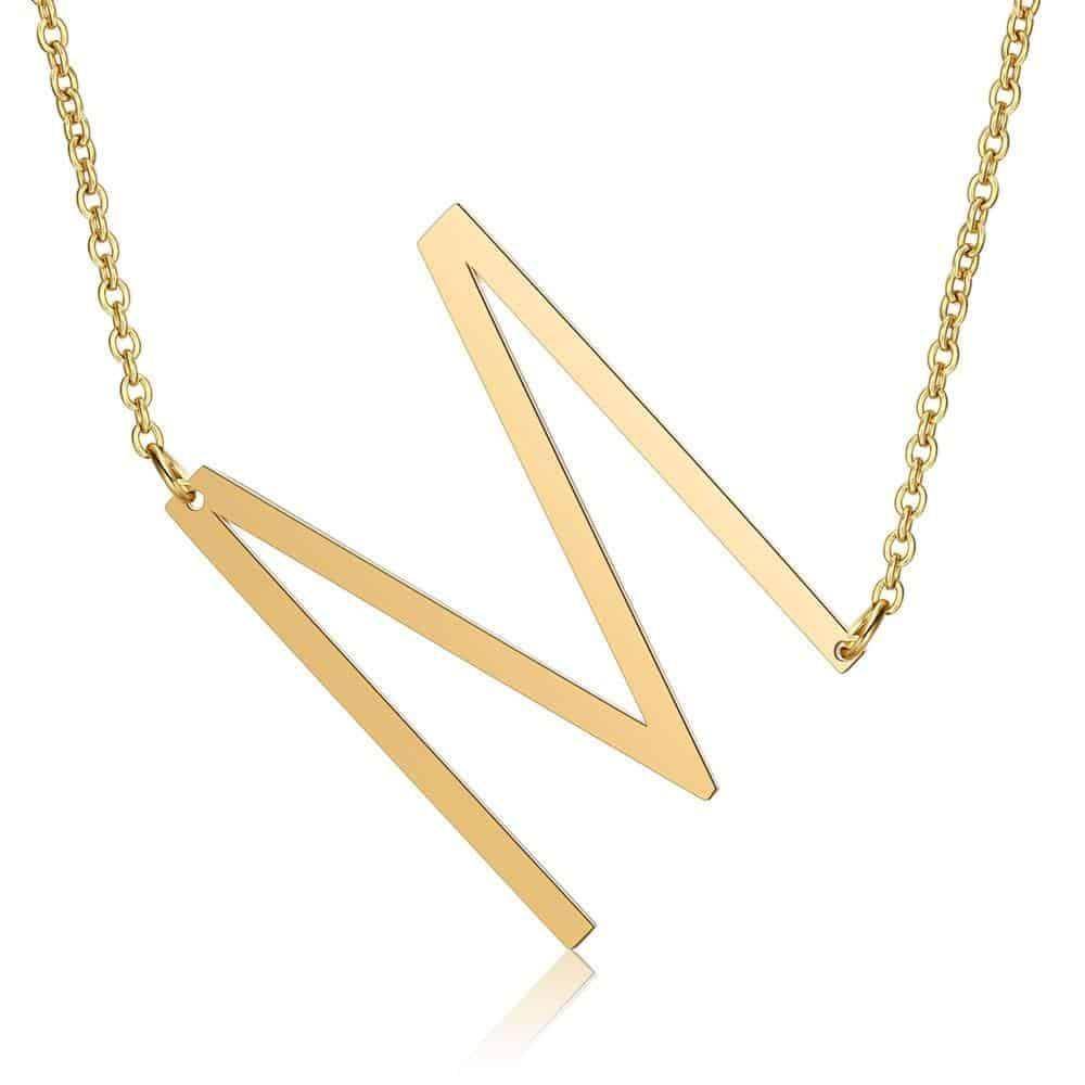 Colar Monograma Letras - Sua Boutique