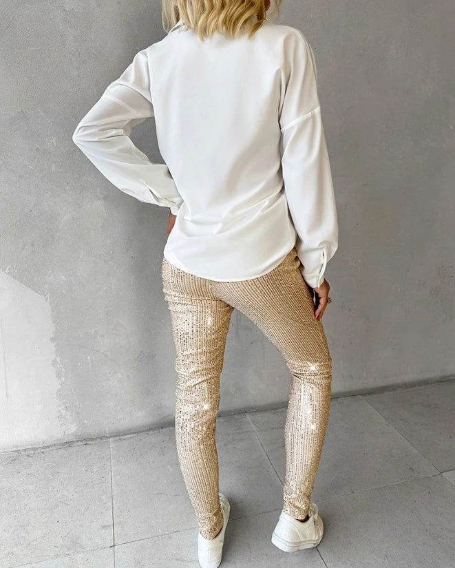 Conjunto Calça e Camisa Elegancy Shine - Sua Boutique