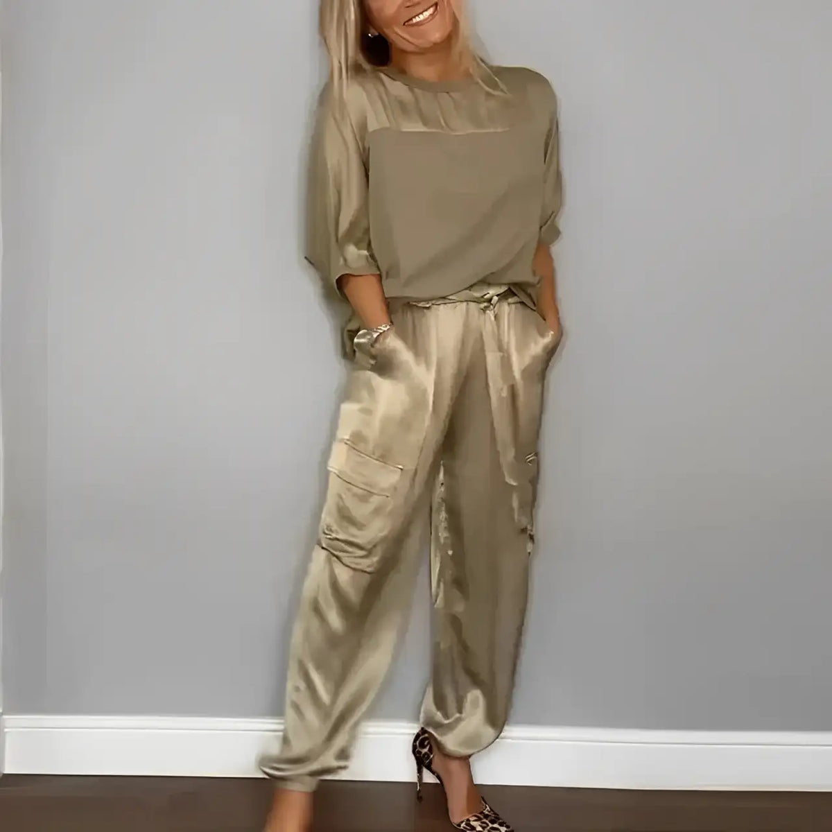 Conjunto Calça e Blusa Louise
