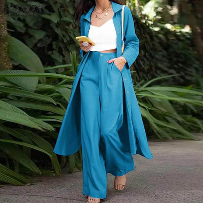 Conjunto Calça e Camisa Long Cazé - Sua Boutique