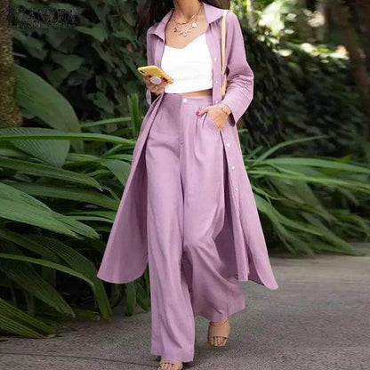 Conjunto Calça e Camisa Long Cazé - Sua Boutique