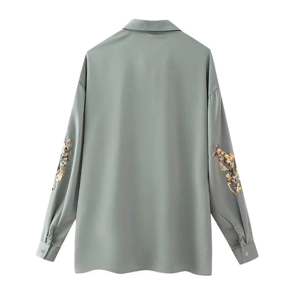 Conjunto Calça e Camisa detalhes Bordados - Sua Boutique