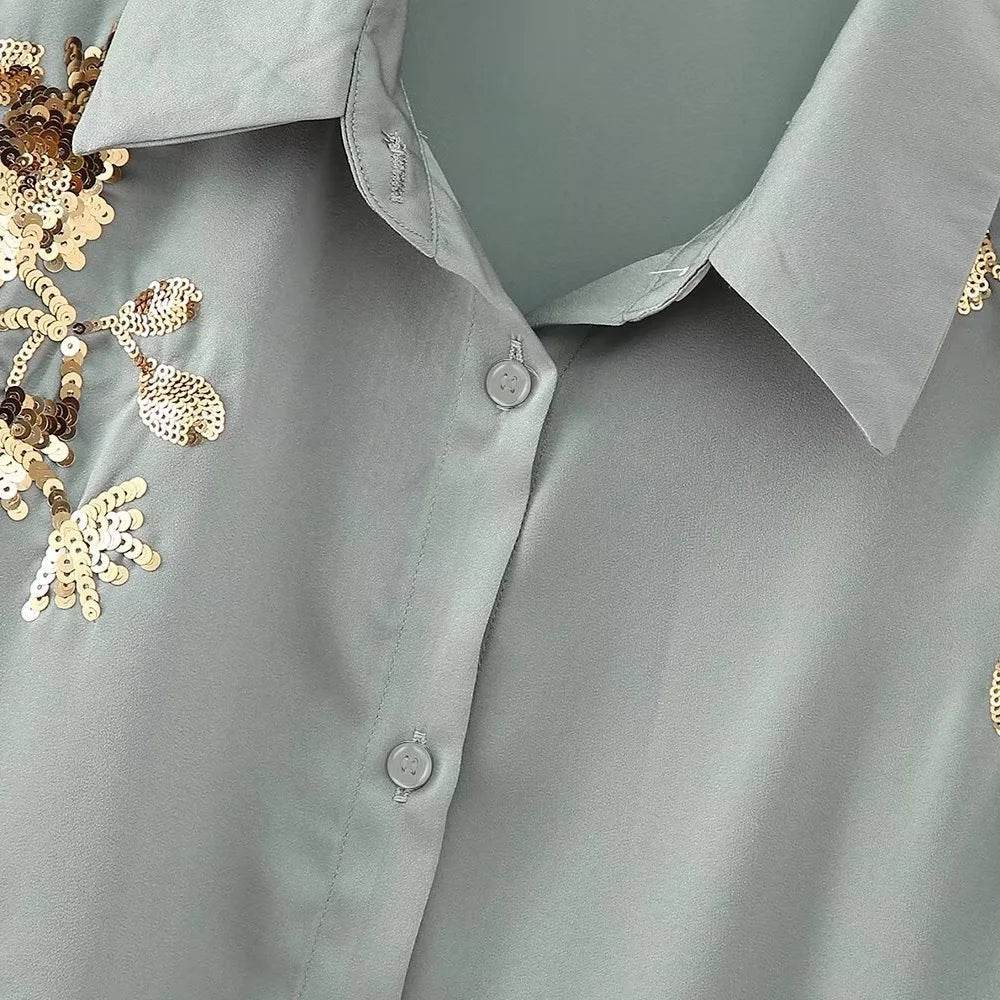 Conjunto Calça e Camisa detalhes Bordados - Sua Boutique