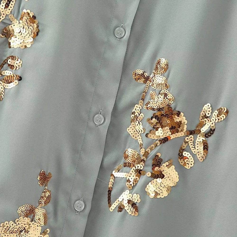 Conjunto Calça e Camisa detalhes Bordados - Sua Boutique