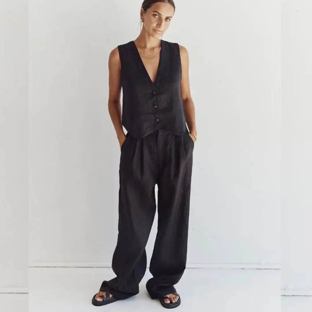 Conjunto Calça e Colete Gaby - Sua Boutique