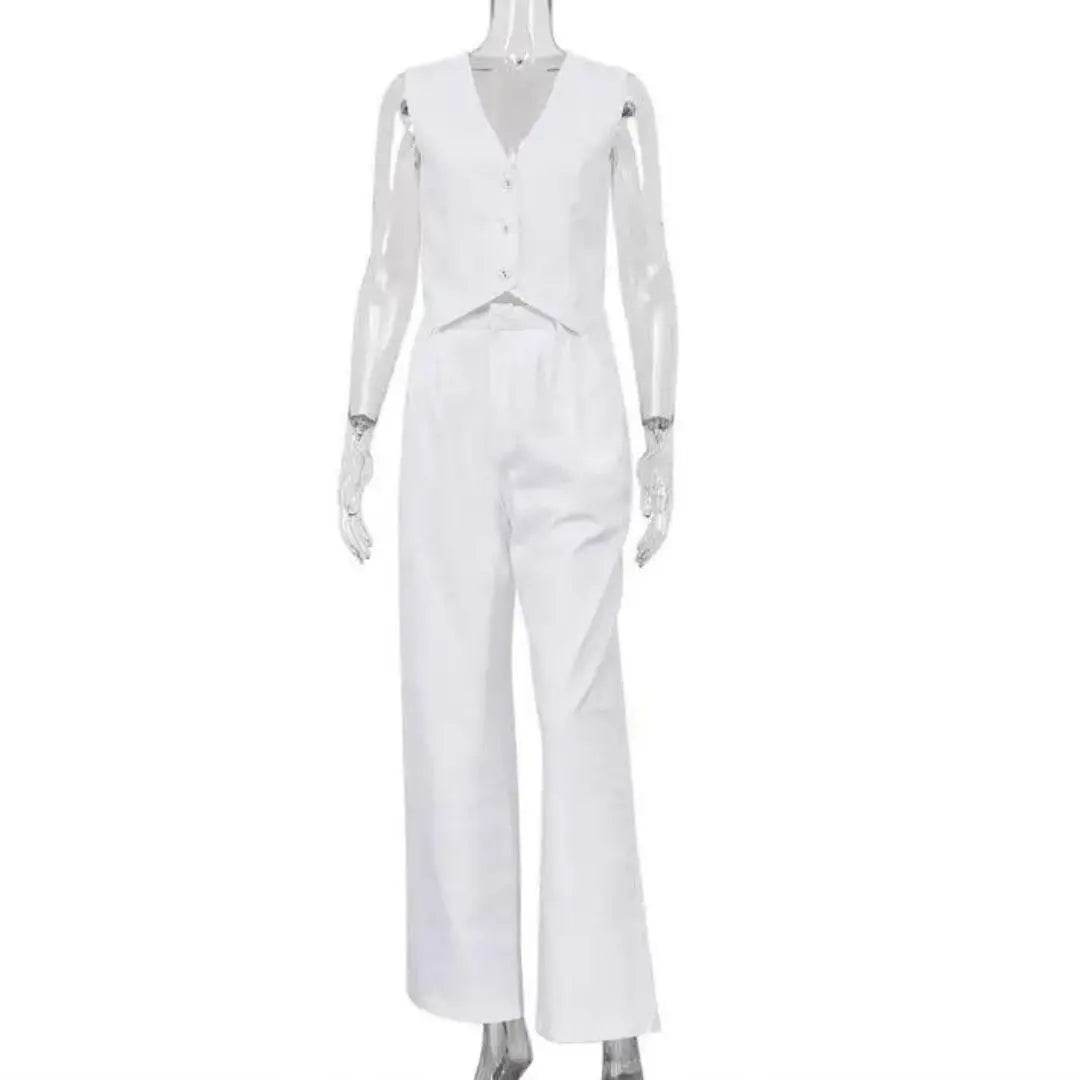 Conjunto Calça e Colete Gaby - Sua Boutique