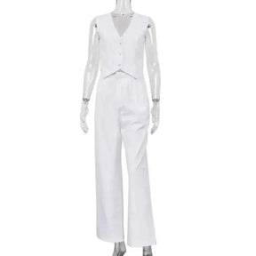 Conjunto Calça e Colete Gaby use o cupom PRIMEIRACOMPRA e garanta 12%OFF