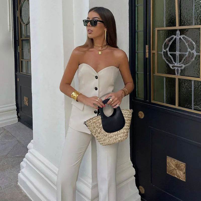 Conjunto Calça e Top Pamella - Sua Boutique