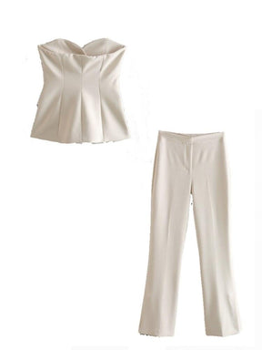 Conjunto Calça e Top Pamella use o cupom PRIMEIRACOMPRA e garanta 12%OFF