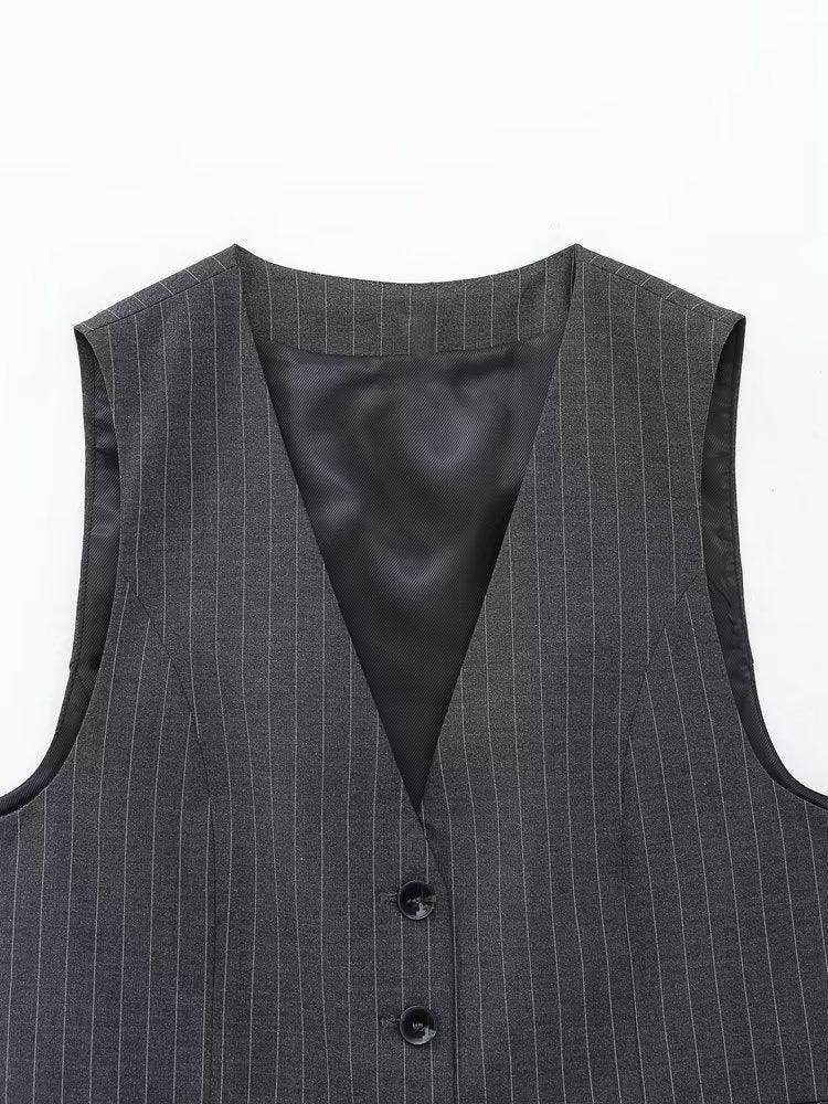 Conjunto Calça e Top Risca de Giz - Sua Boutique