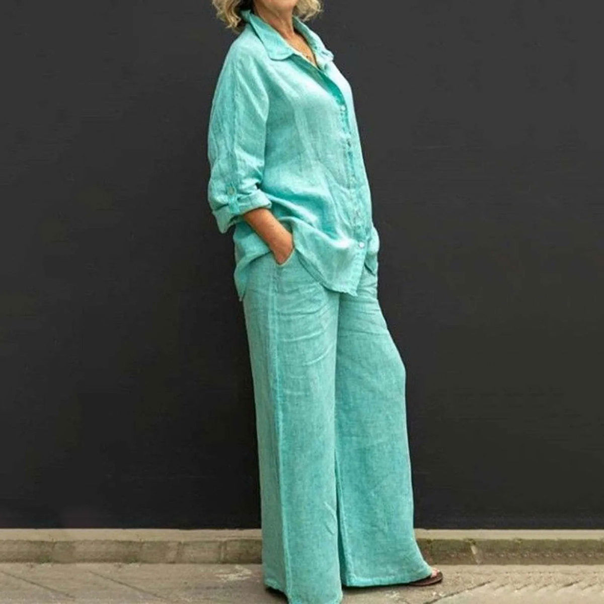 Conjunto Camisa e Calça Chiara use o cupom PRIMEIRACOMPRA e garanta 12%OFF