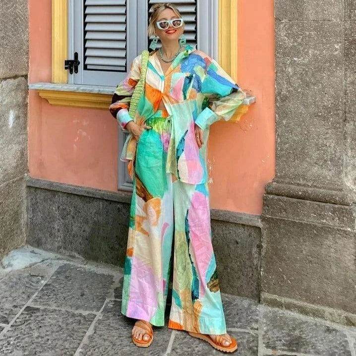 Conjunto Camisa e Calça Collor Summer - Sua Boutique