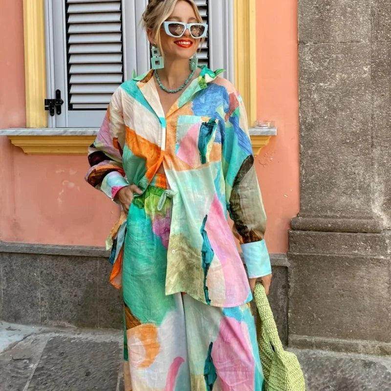 Conjunto Camisa e Calça Collor Summer - Sua Boutique