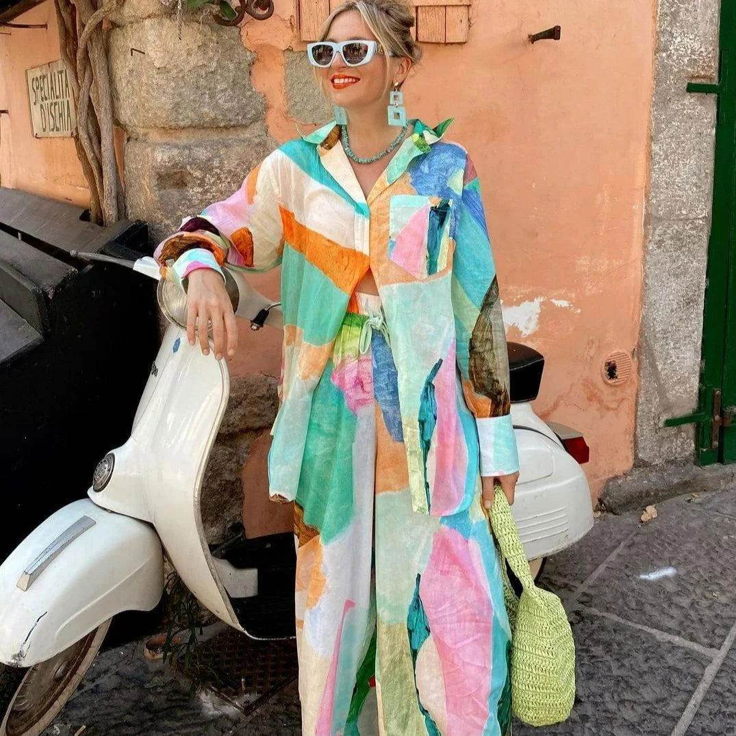 Conjunto Camisa e Calça Collor Summer - Sua Boutique