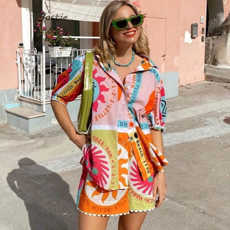 Conjunto Camisa e Shorts Cartoon - Sua Boutique