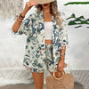 Conjunto Camisa e Shorts Floral Wave - Sua Boutique