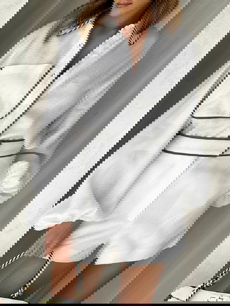 Conjunto Camisa e Shorts Francesca use o cupom PRIMEIRACOMPRA e garanta 12%OFF