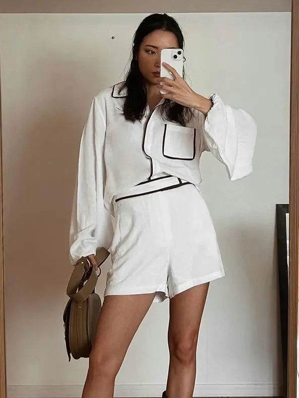 Conjunto Camisa e Shorts Francesca - Sua Boutique