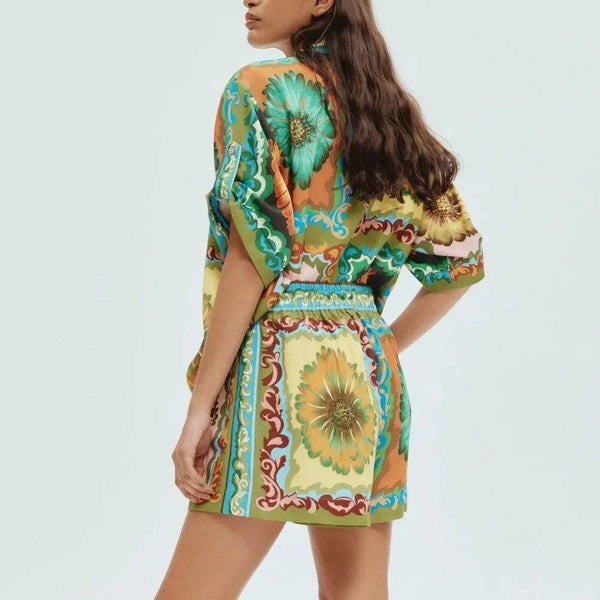 Conjunto Camisa e Shorts Hawai - Sua Boutique