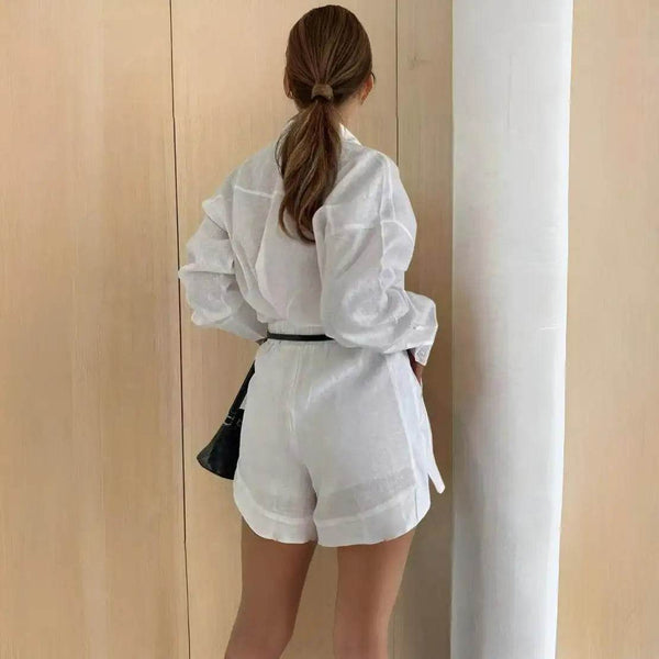 Conjunto Camisa e Shorts Kamala - Sua Boutique