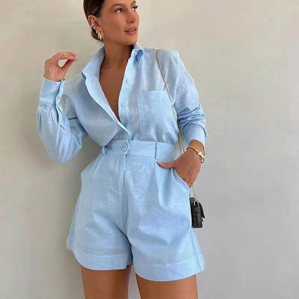 Conjunto Camisa e Shorts Kamala - Sua Boutique