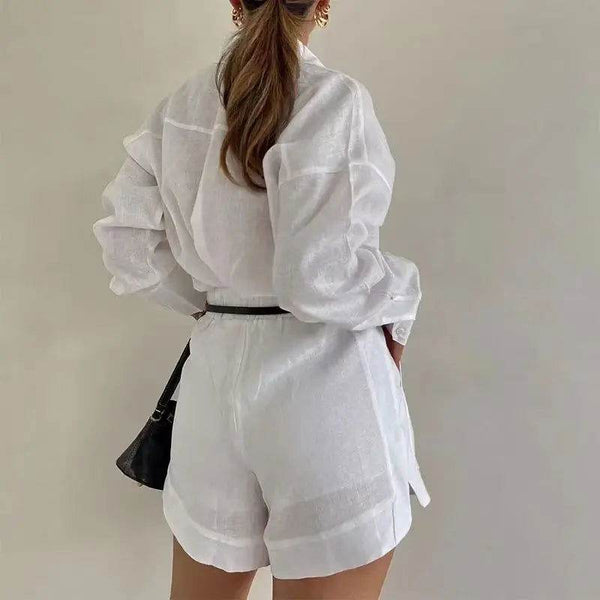 Conjunto Camisa e Shorts Kamala - Sua Boutique
