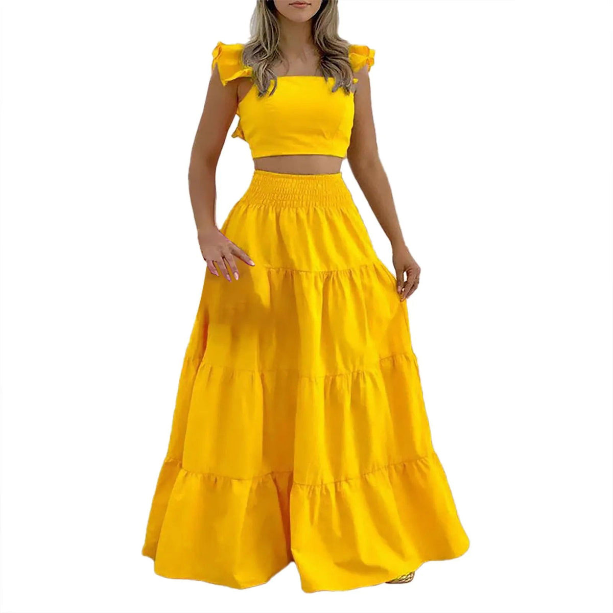 Conjunto Cropped e Saia Maze use o cupom PRIMEIRACOMPRA e garanta 12%OFF