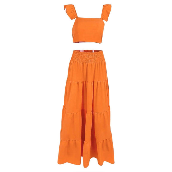 Conjunto Cropped e Saia Maze - Sua Boutique