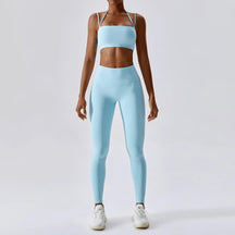 Conjunto Fitness Top e Legging Gabriela use o cupom PRIMEIRACOMPRA e garanta 12%OFF