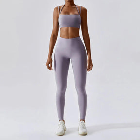 Conjunto Fitness Top e Legging Gabriela use o cupom PRIMEIRACOMPRA e garanta 12%OFF