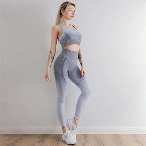Conjunto Fitness Top e Legging Mariah use o cupom PRIMEIRACOMPRA e garanta 12%OFF