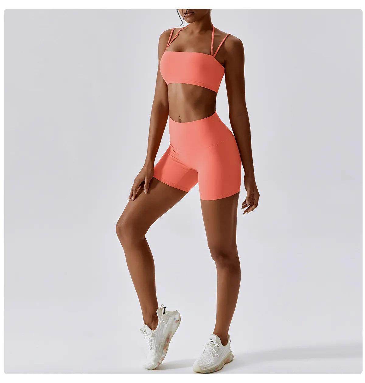 Conjunto Fitness Top e Shorts Gabriela - Sua Boutique