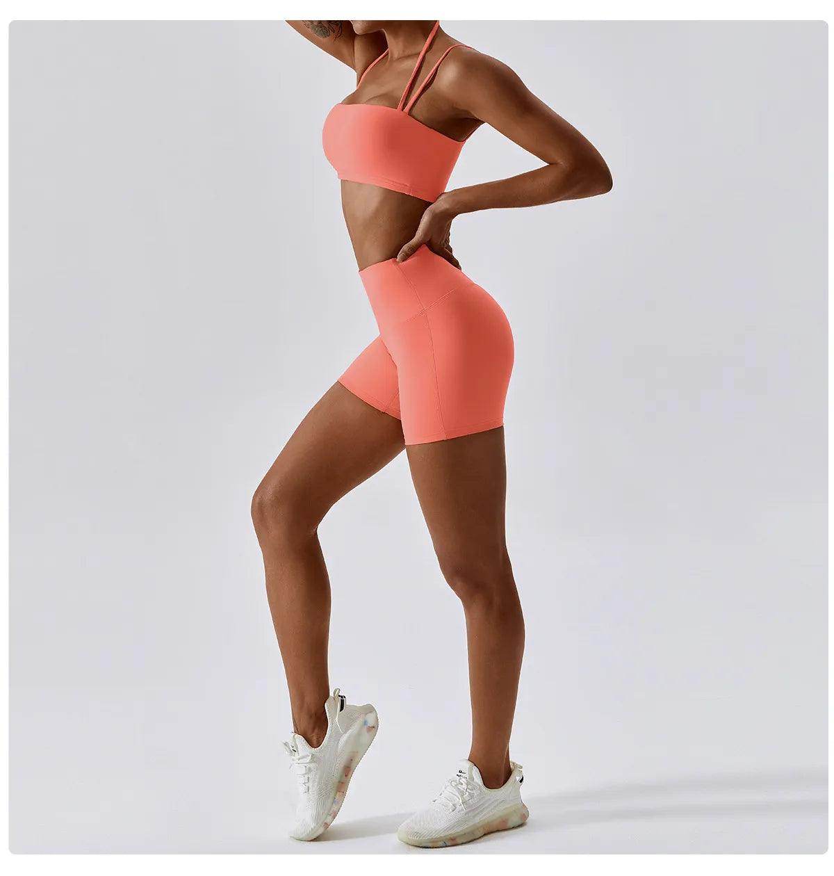 Conjunto Fitness Top e Shorts Gabriela - Sua Boutique