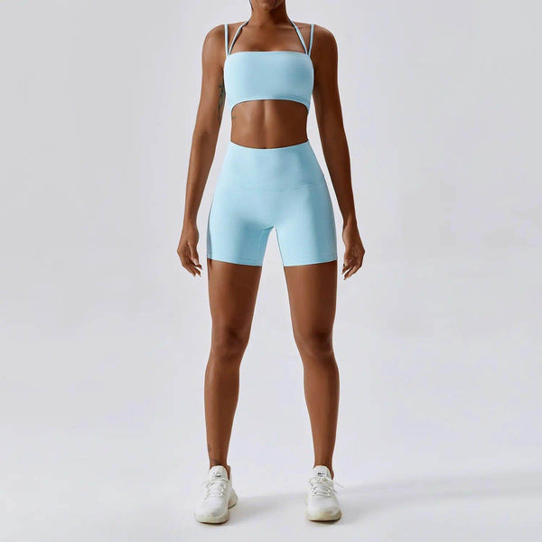 Conjunto Fitness Top e Shorts Gabriela - Sua Boutique