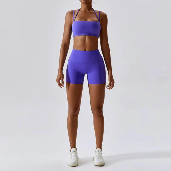 Conjunto Fitness Top e Shorts Gabriela - Sua Boutique