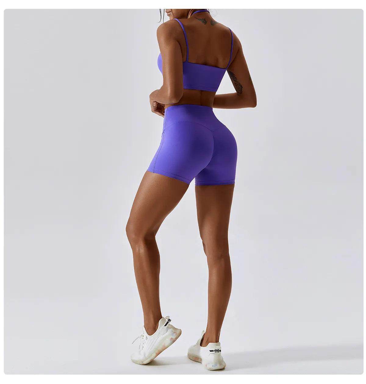 Conjunto Fitness Top e Shorts Gabriela - Sua Boutique