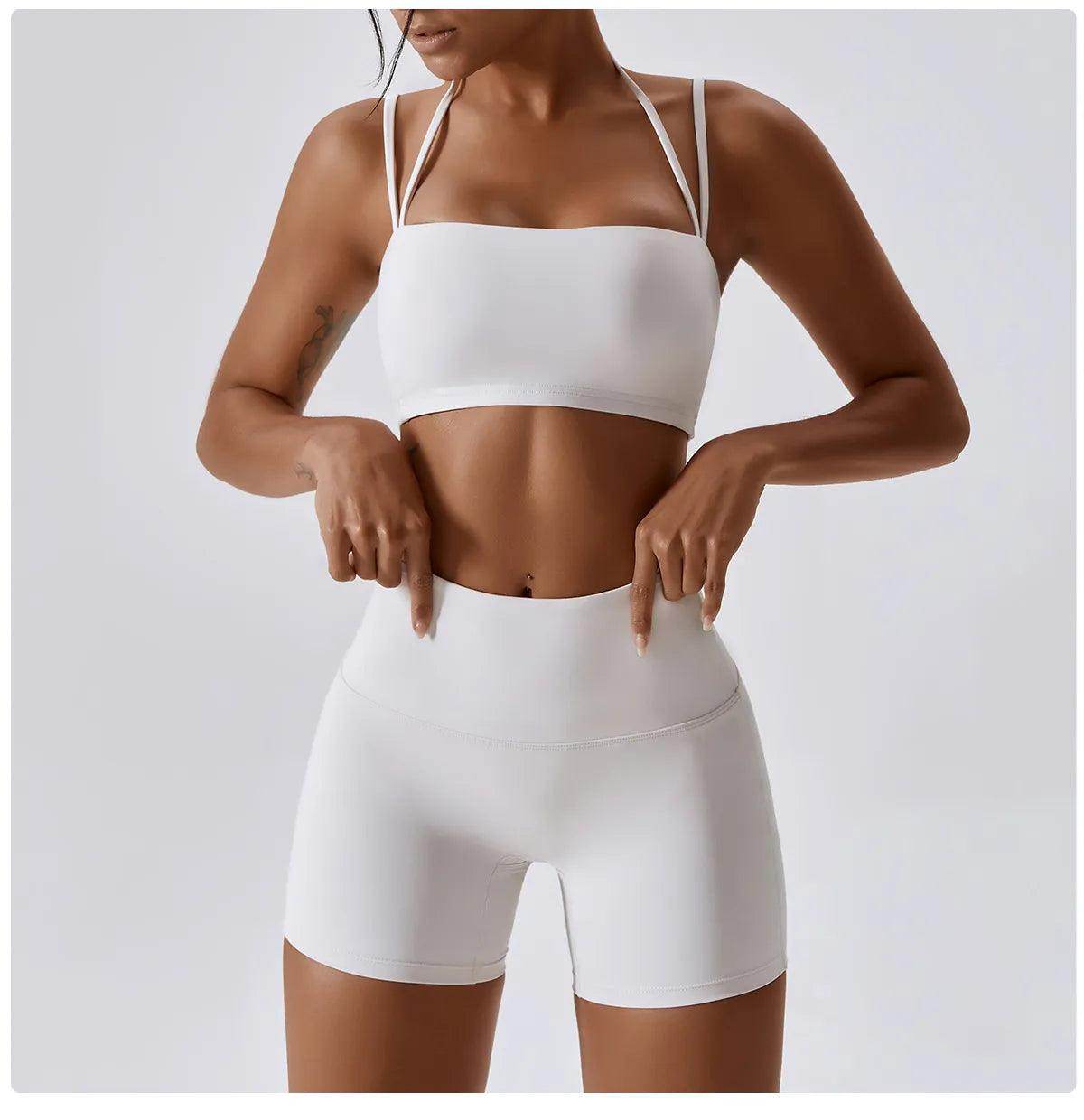 Conjunto Fitness Top e Shorts Gabriela - Sua Boutique