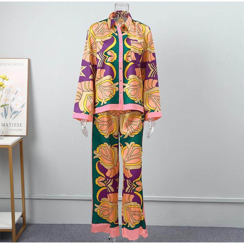 Conjunto Floral Elizabeth - Sua Boutique