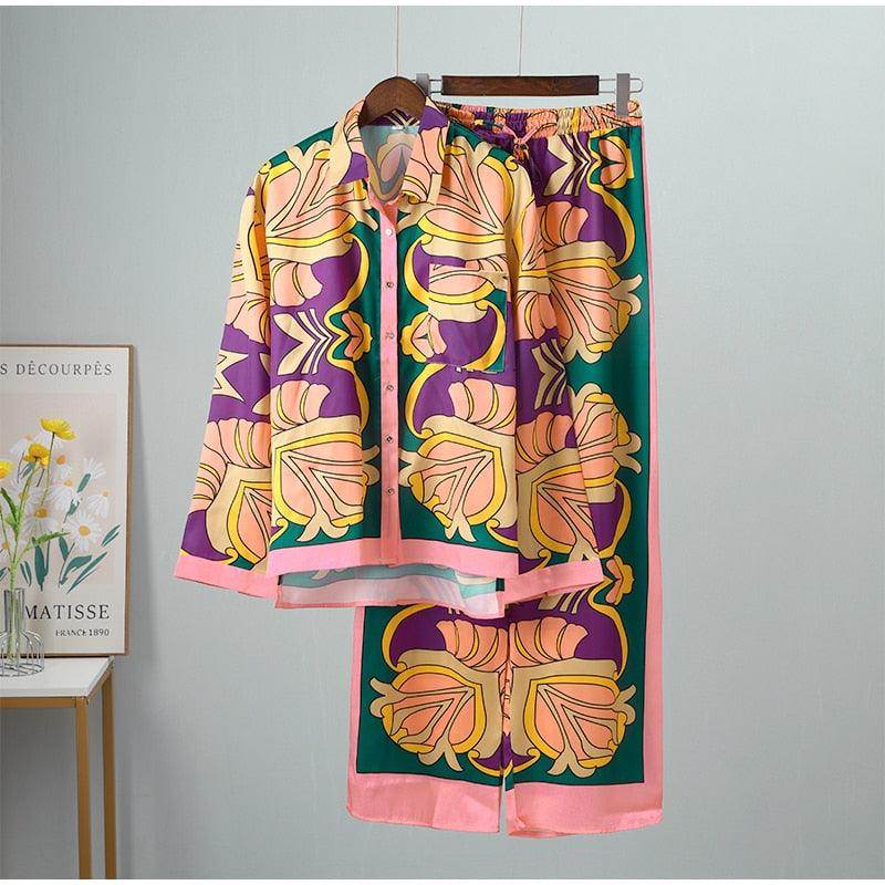 Conjunto Floral Elizabeth - Sua Boutique