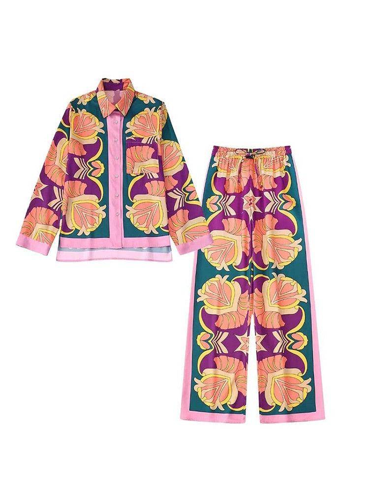 Conjunto Floral Elizabeth - Sua Boutique