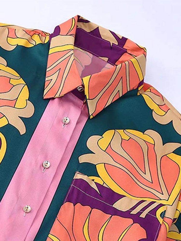 Conjunto Floral Elizabeth - Sua Boutique