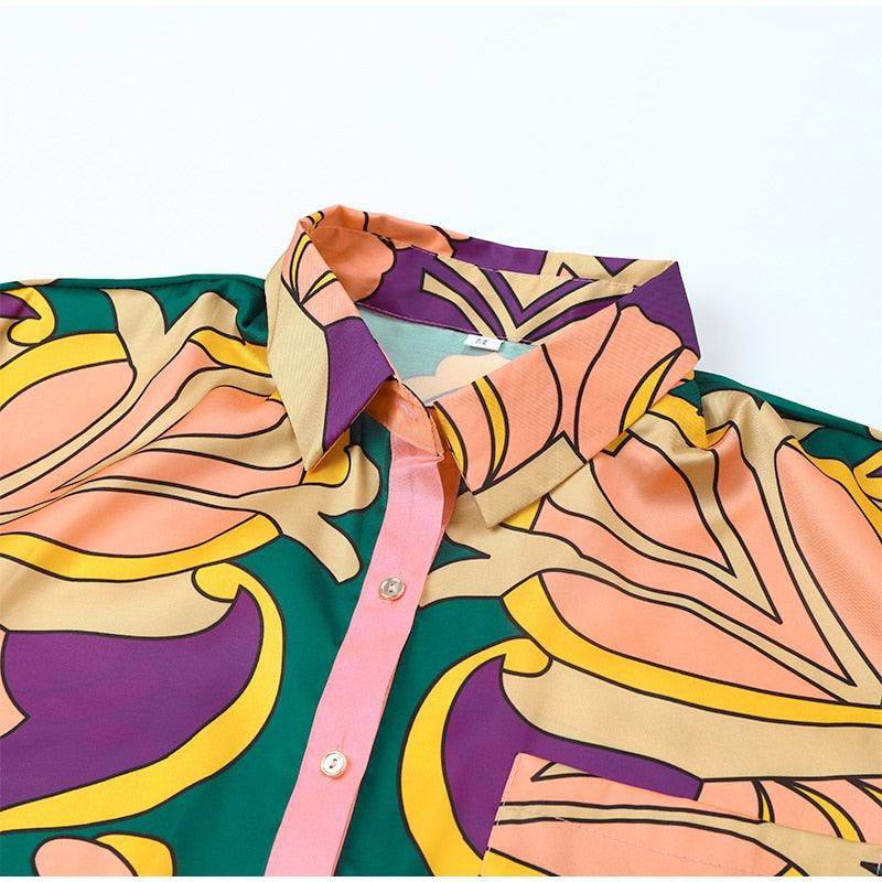 Conjunto Floral Elizabeth - Sua Boutique