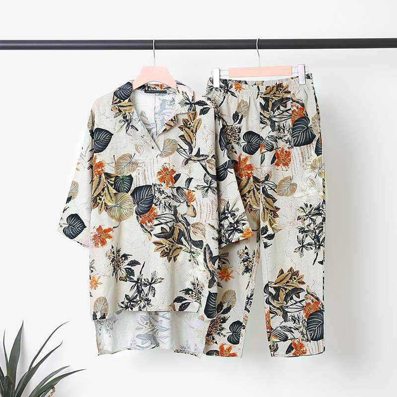 Conjunto Floral Jaci - Sua Boutique