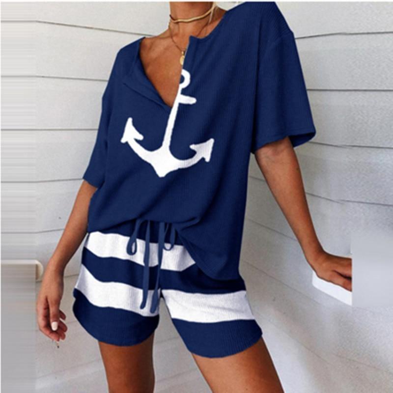 Conjunto Navy Shorts e Camisa use o cupom PRIMEIRACOMPRA e garanta 12%OFF