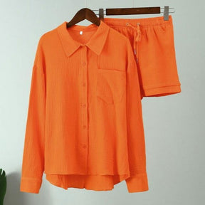 Conjunto Shorts e Camisa April use o cupom PRIMEIRACOMPRA e garanta 12%OFF