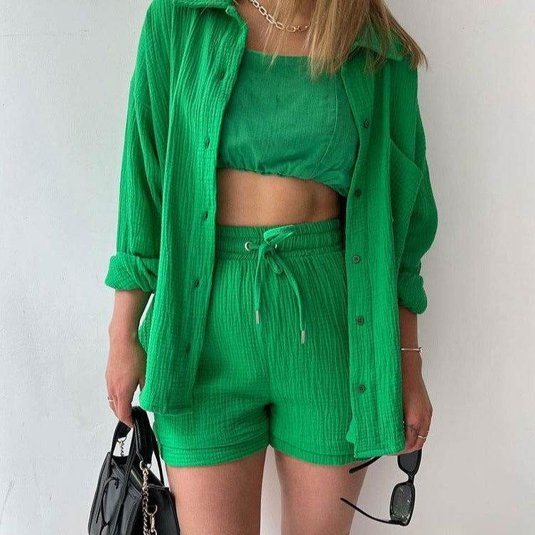 Conjunto Shorts e Camisa April - Sua Boutique