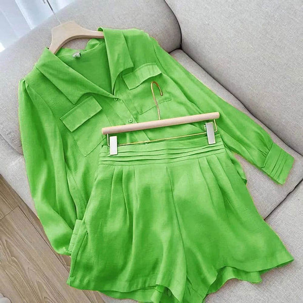 Conjunto Shorts e Camisa Bayan - Sua Boutique